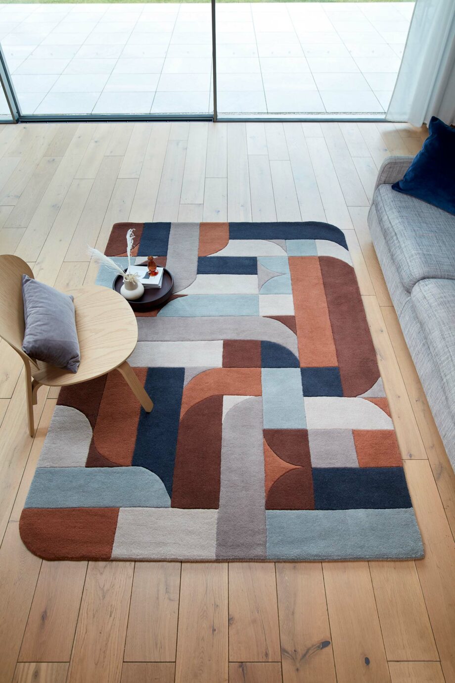 Asiatic matto Matrix 88 Klotski Terracotta interior