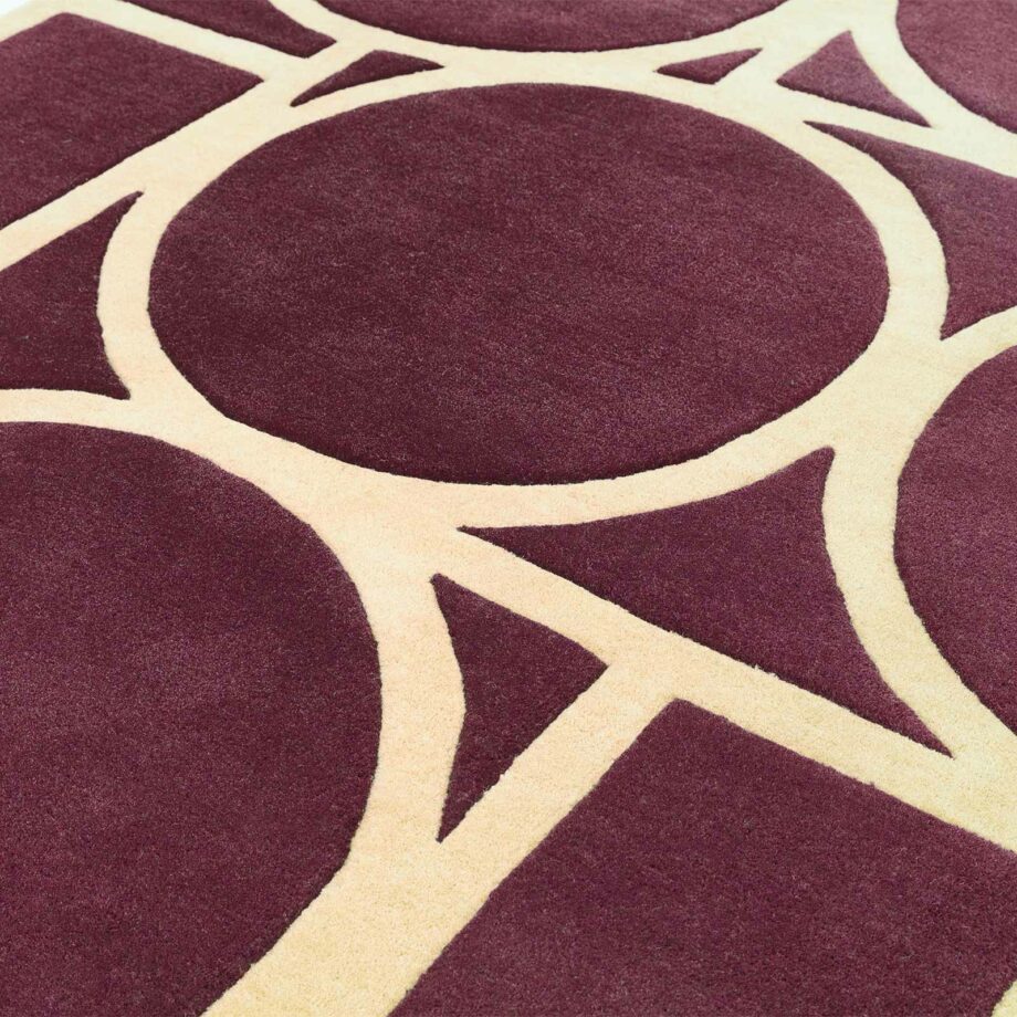 Asiatic matto Metro Plum 4