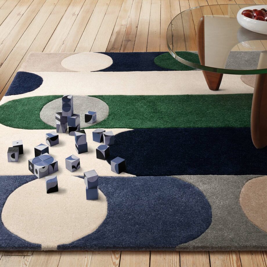 Asiatic matto ROMY 08 Morse Blue interior square