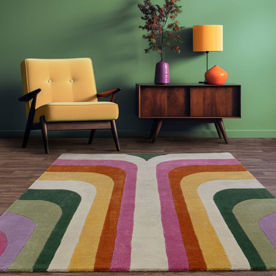 Asiatic matto Romy 01 Retro Pink interior square