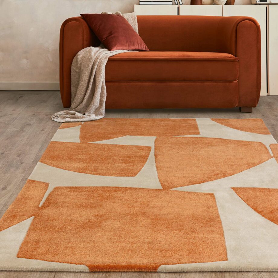Asiatic matto Romy 05 Kite Orange interior squarejpg
