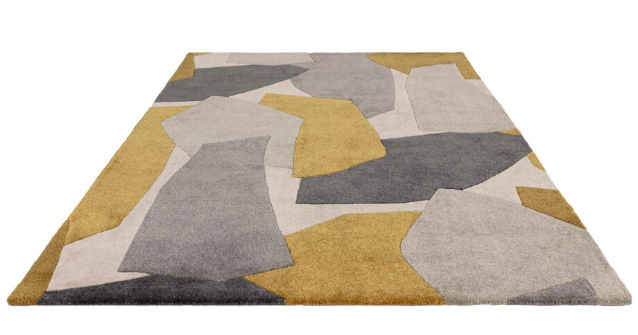 Asiatic matto Romy 10 Elements Ochre 3D