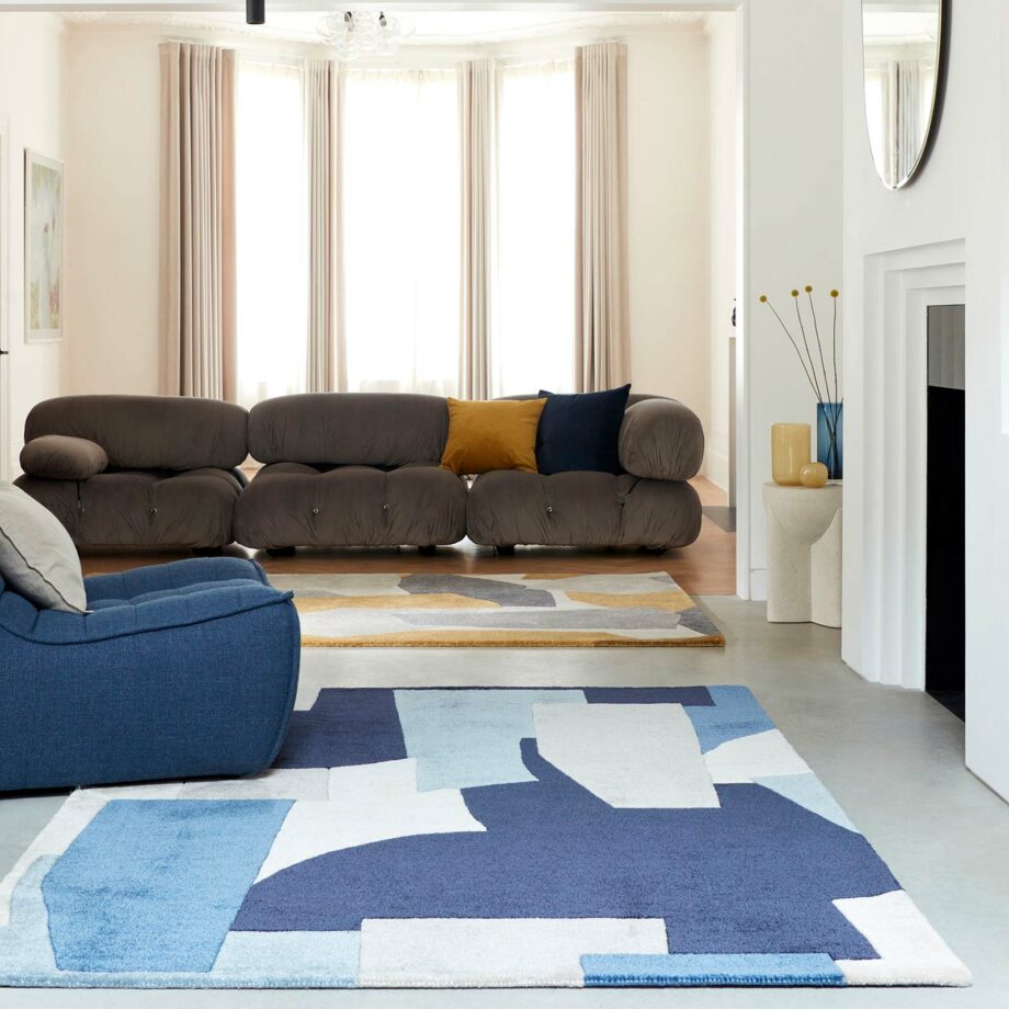 Asiatic matto Romy 11 Elements Blue interior square