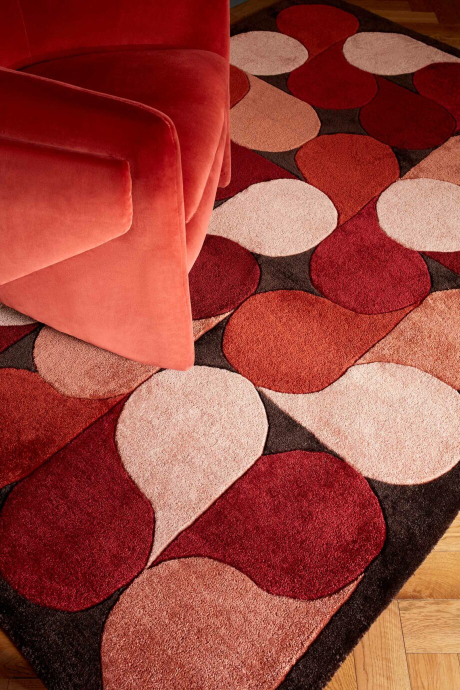Asiatic matto Romy 14 Jive Red CL