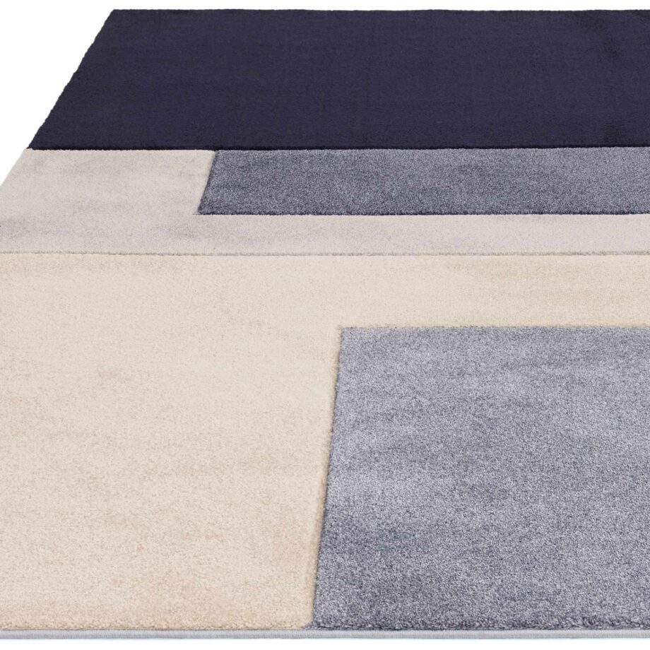 Asiatic matto Sketch SK13 Blocks Blue 1