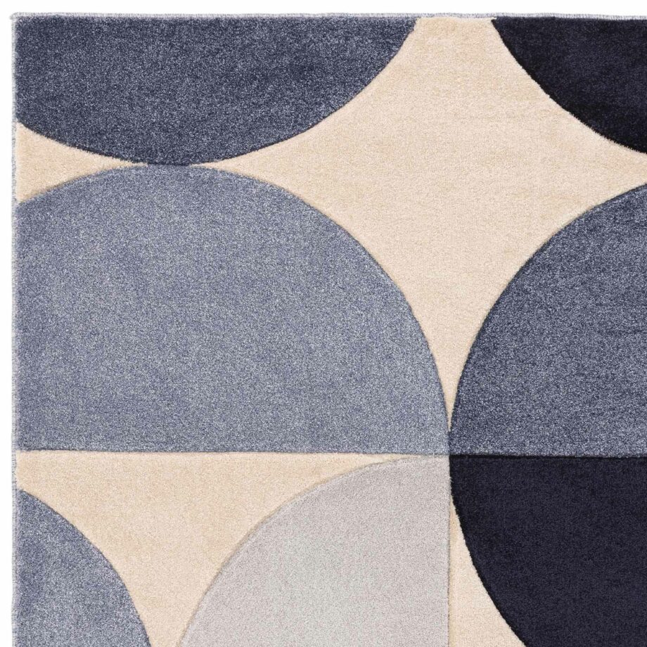 Asiatic matto Sketch SK14 Curve Blue 2