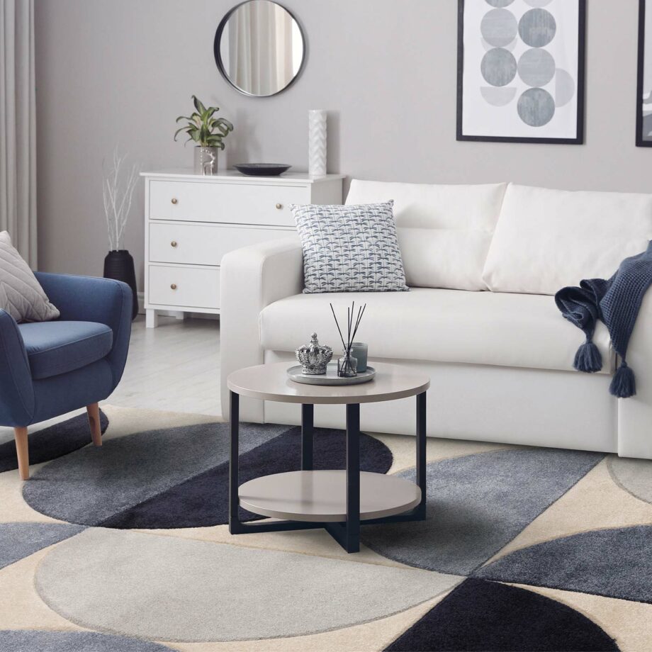Asiatic matto Sketch SK14 Curve Blue interior square
