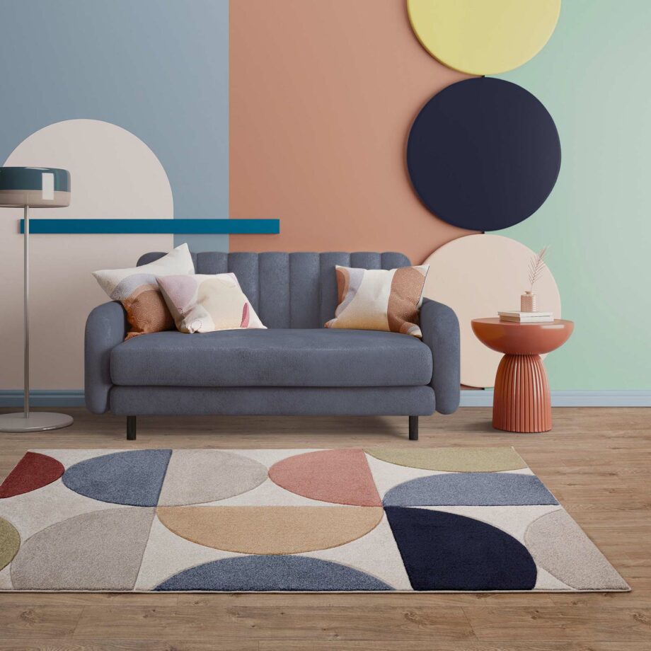 Asiatic matto Sketch SK16 Curve Multi interior square