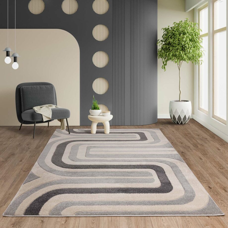 Asiatic matto Sketch SK17 Contour Grey interior square