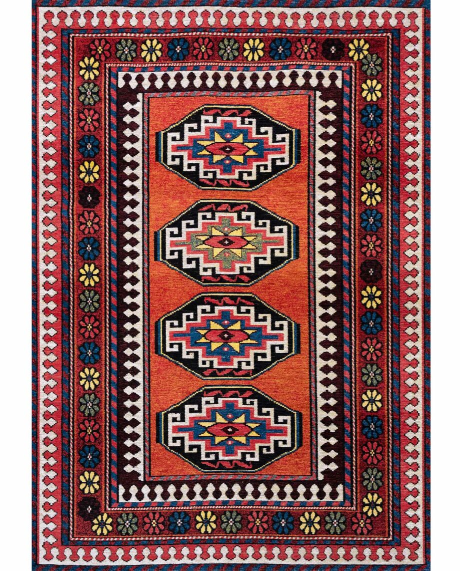 Louis De Poortere matto Antiquarian Antalia 9844 Red Mix