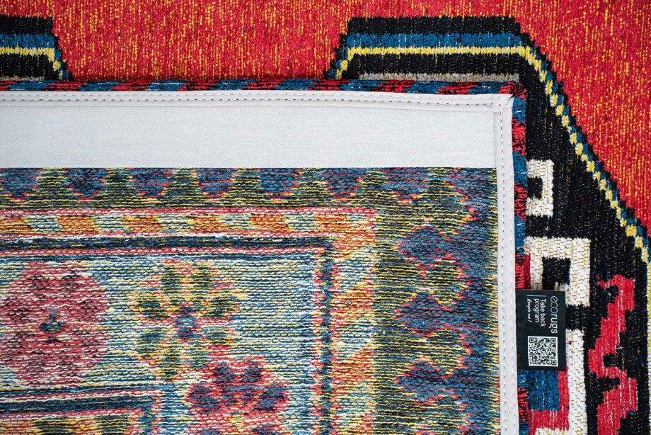 Louis De Poortere matto Antiquarian Antalia 9844 Red Mix back