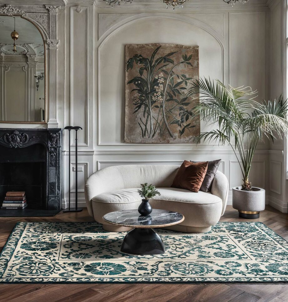 Louis De Poortere matto Antiquarian Suzani 9733 Suzani Notos Ambiance
