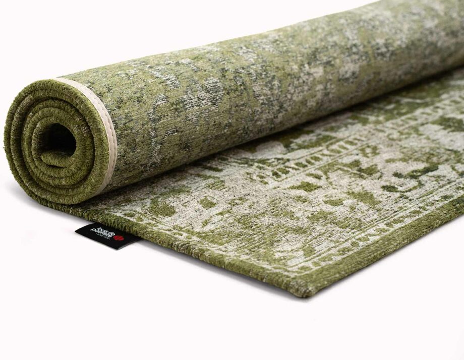 Louis De Poortere matto Antiquarian Tabriz 9645 Olive Wood roll