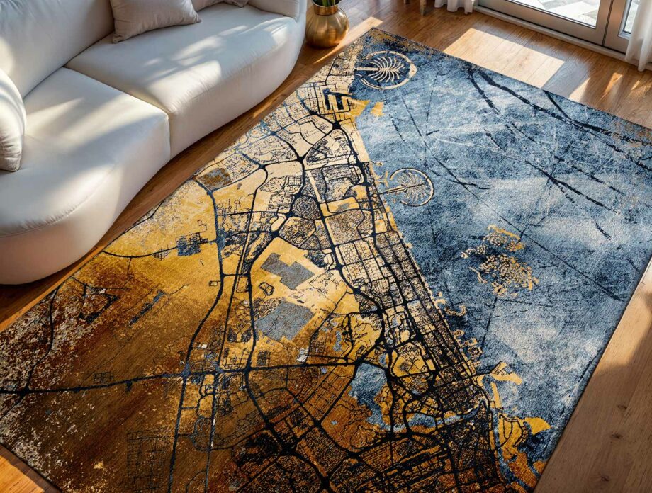 Louis De Poortere matto Cities Dubai 9698 Cities Dubai Gold Sea Ambiance