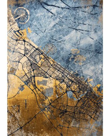 Louis De Poortere matto Cities Dubai 9698 Gold Sea