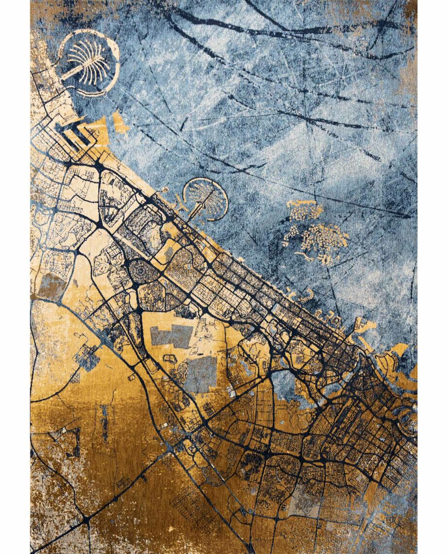 Louis De Poortere matto Cities Dubai 9698 Gold Sea
