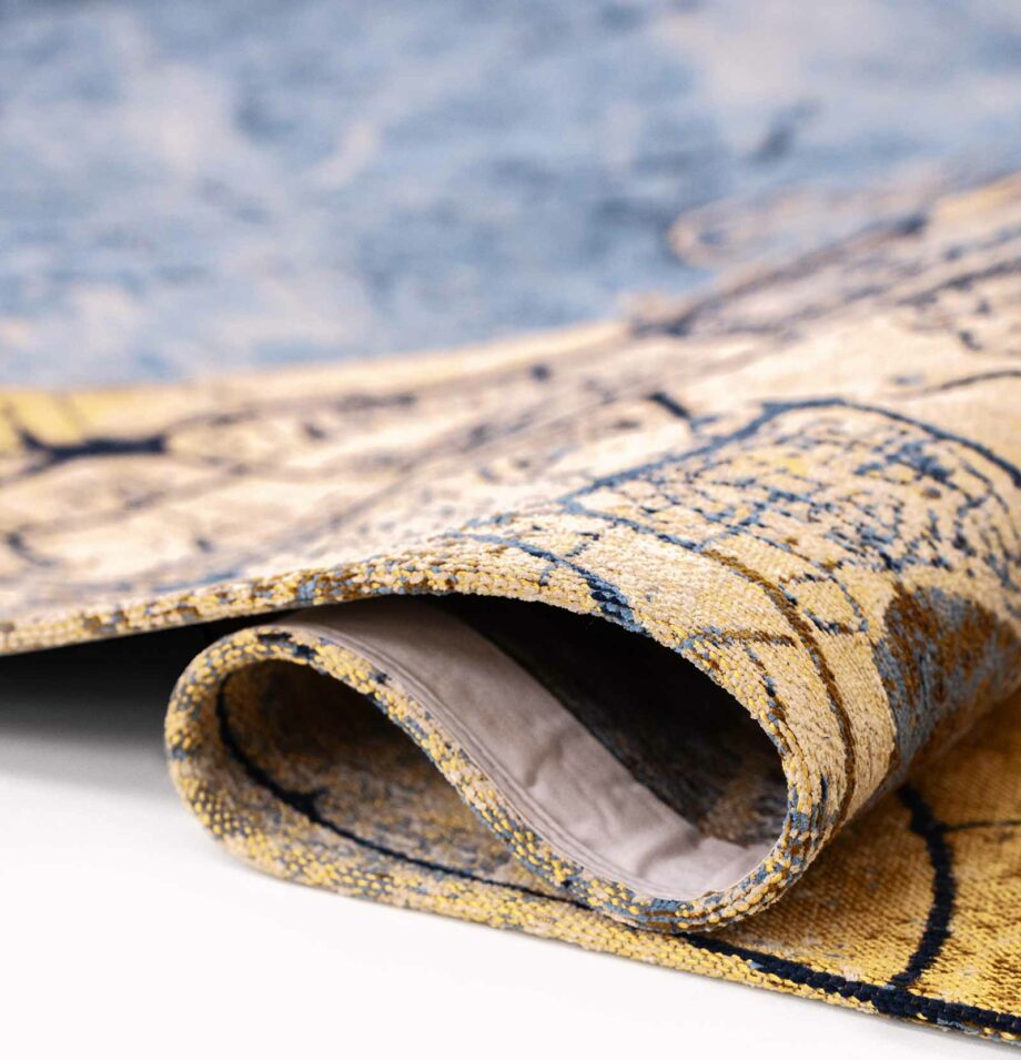 Louis De Poortere matto Cities Dubai 9698 Gold Sea fold