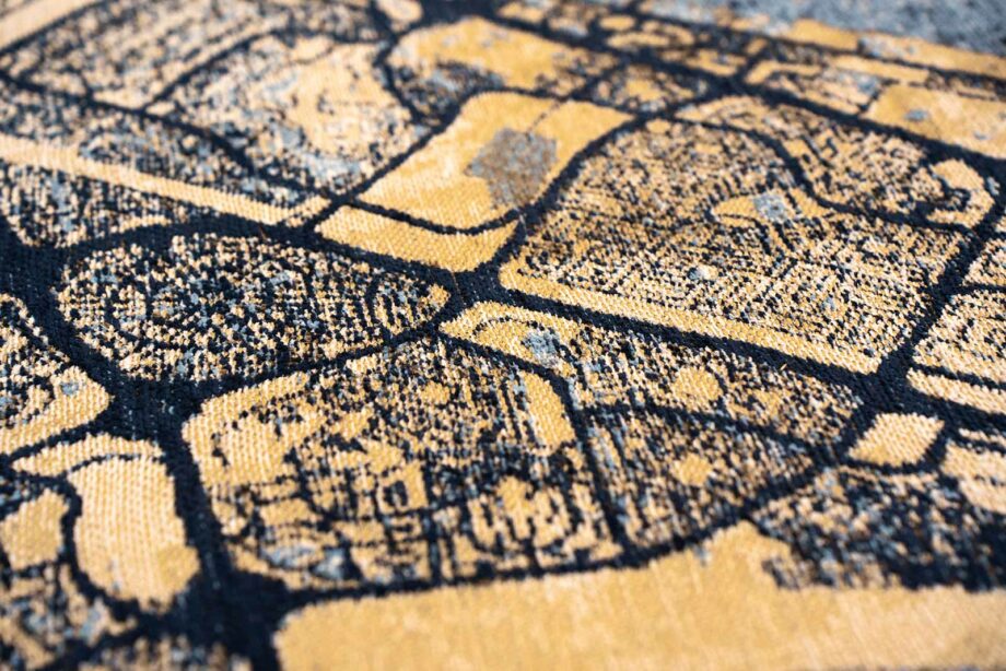Louis De Poortere matto Cities Dubai 9698 Gold Sea zoom 5