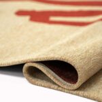 Louis De Poortere matto Craft Ribbon 9847 Imperial Red fold