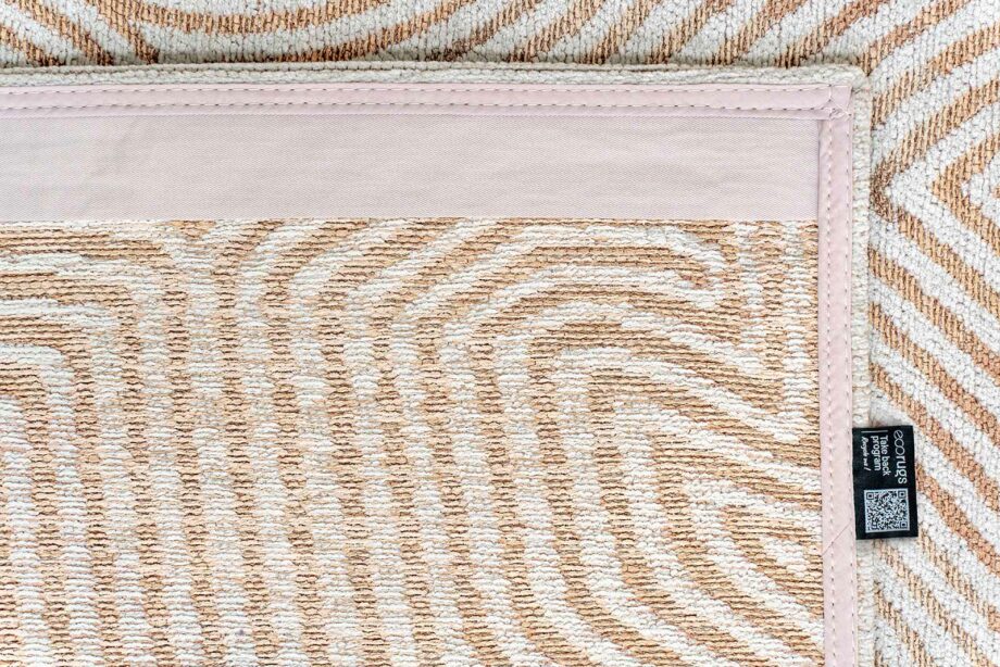 Louis De Poortere matto Meditation Coral 9800 Indian Sand back