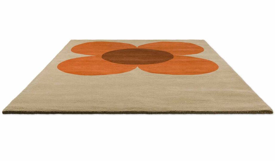 Orla Kiely Flower Placement Pumpkin 158203 D