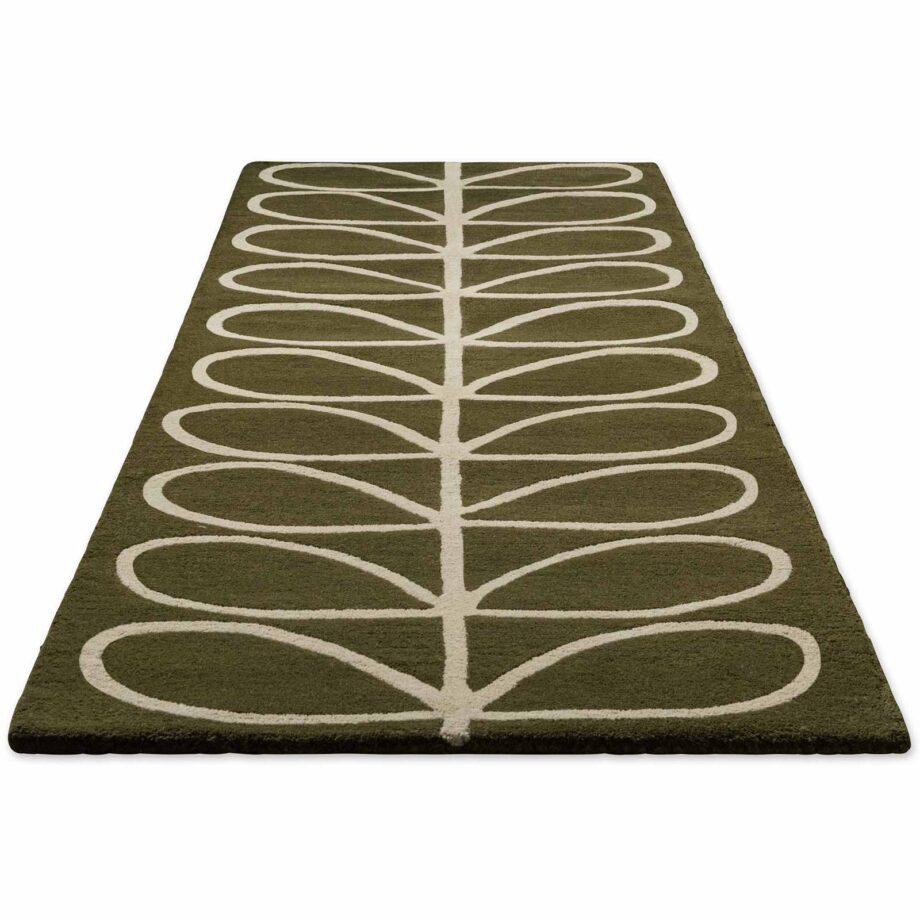 Orla Kiely Linear Stem Olive 060501 runner D