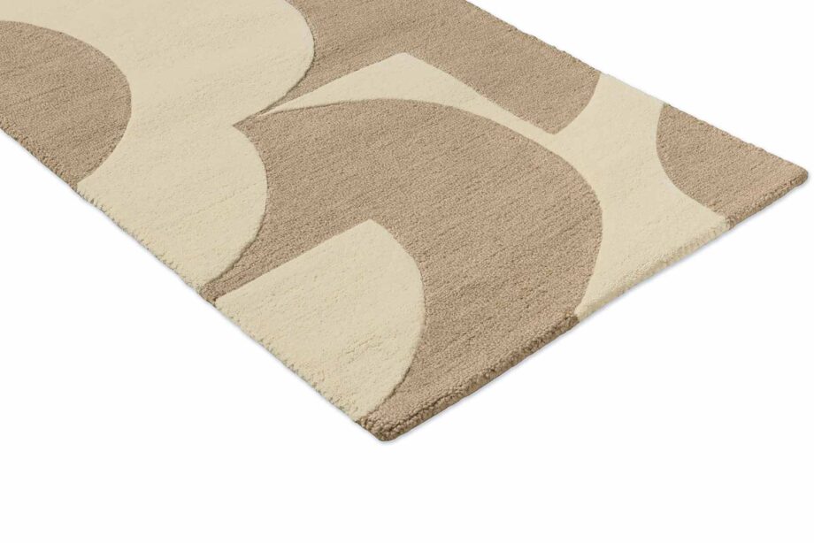 Orla Kiely Prism Flower Mushroom Ecru 158009 runner E