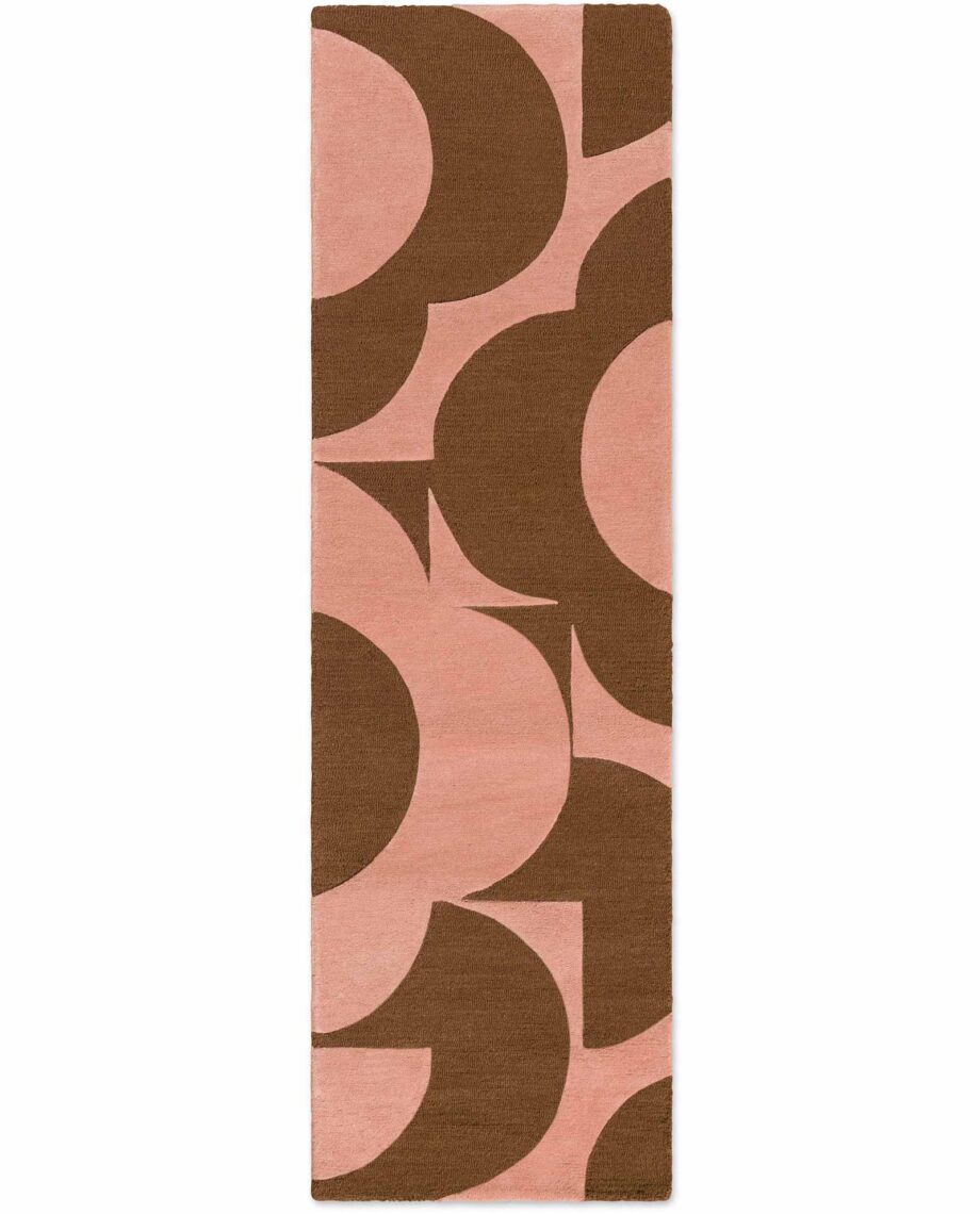Orla Kiely Prism Flower Pink Terracotta 158002 runner A