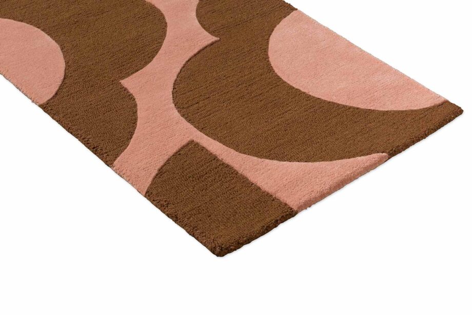 Orla Kiely Prism Flower Pink Terracotta 158002 runner E