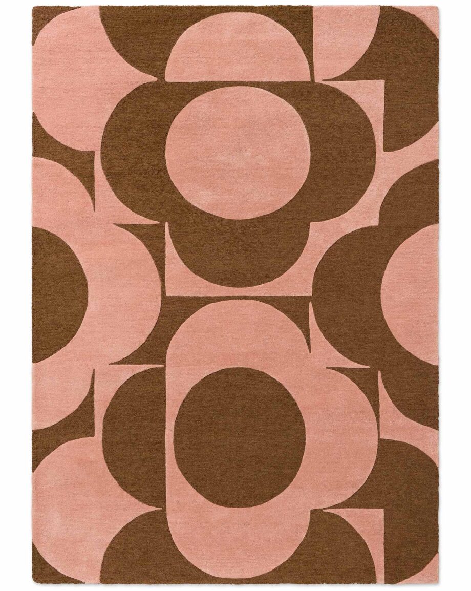 Orla Kiely Prism Flower Pink Terracotta A