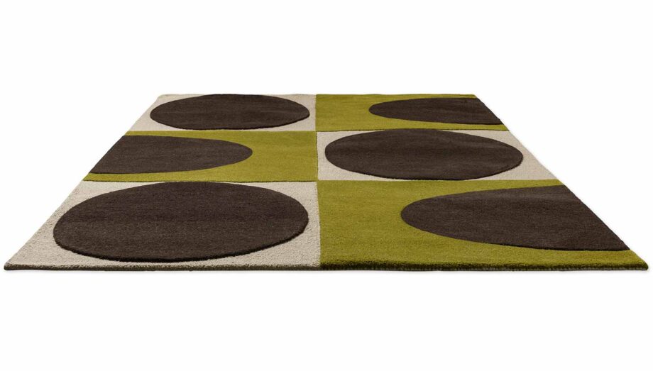 Orla Kiely Spot Square Walnut Lichen 157907 D