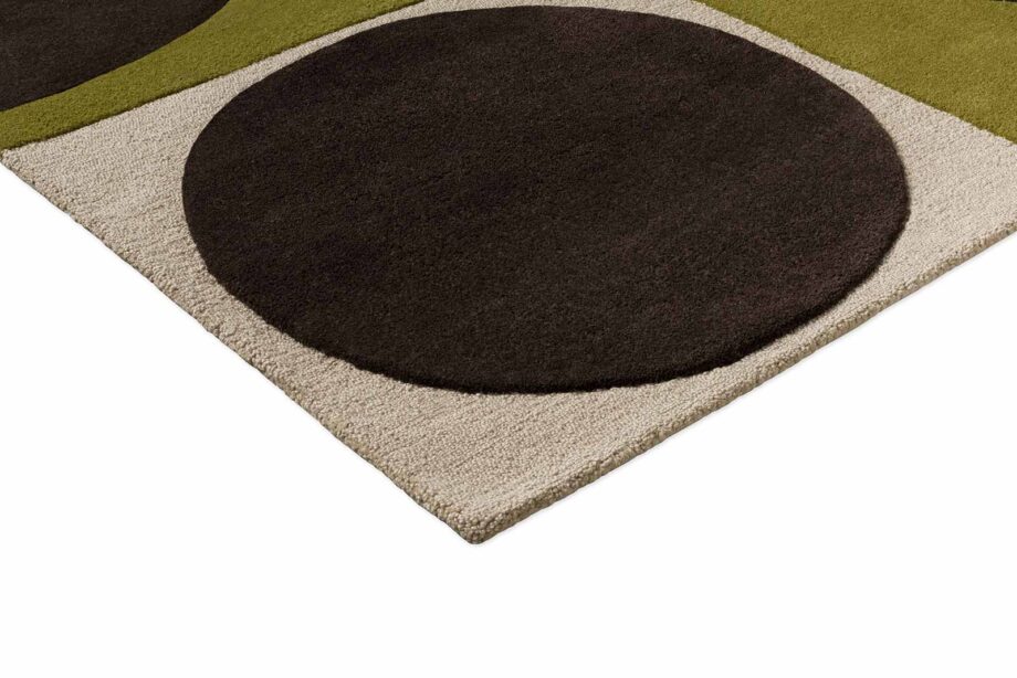 Orla Kiely Spot Square Walnut Lichen 157907 E