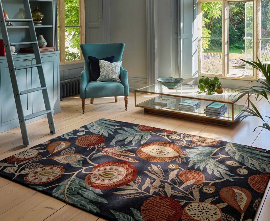 Sanderson Jackfruit Tumeric Indigo 148708 interior A