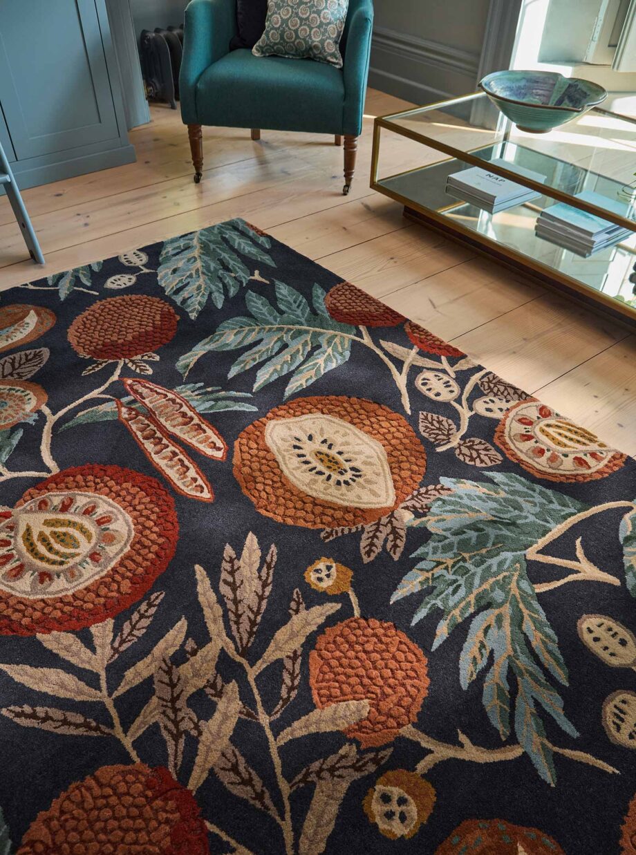 Sanderson Jackfruit Tumeric Indigo 148708 interior B