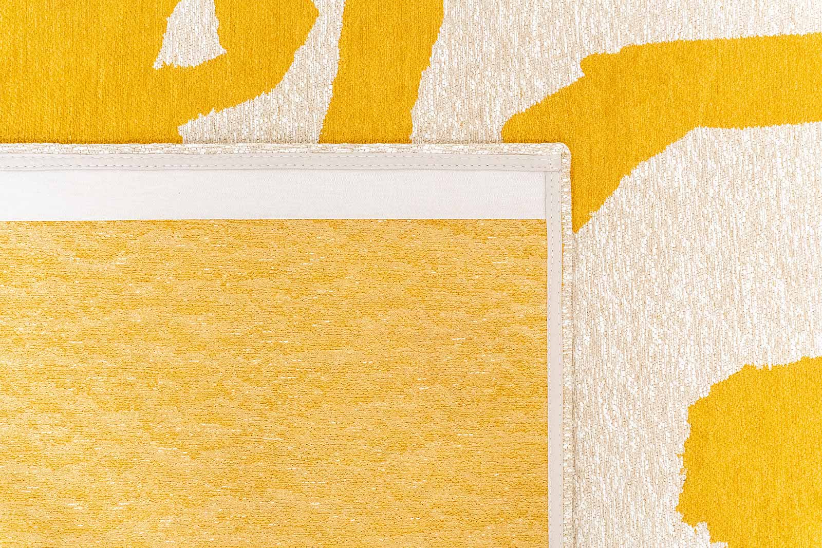 Louis De Poortere matto Craft 2084 Ribbon Pure Yellow back