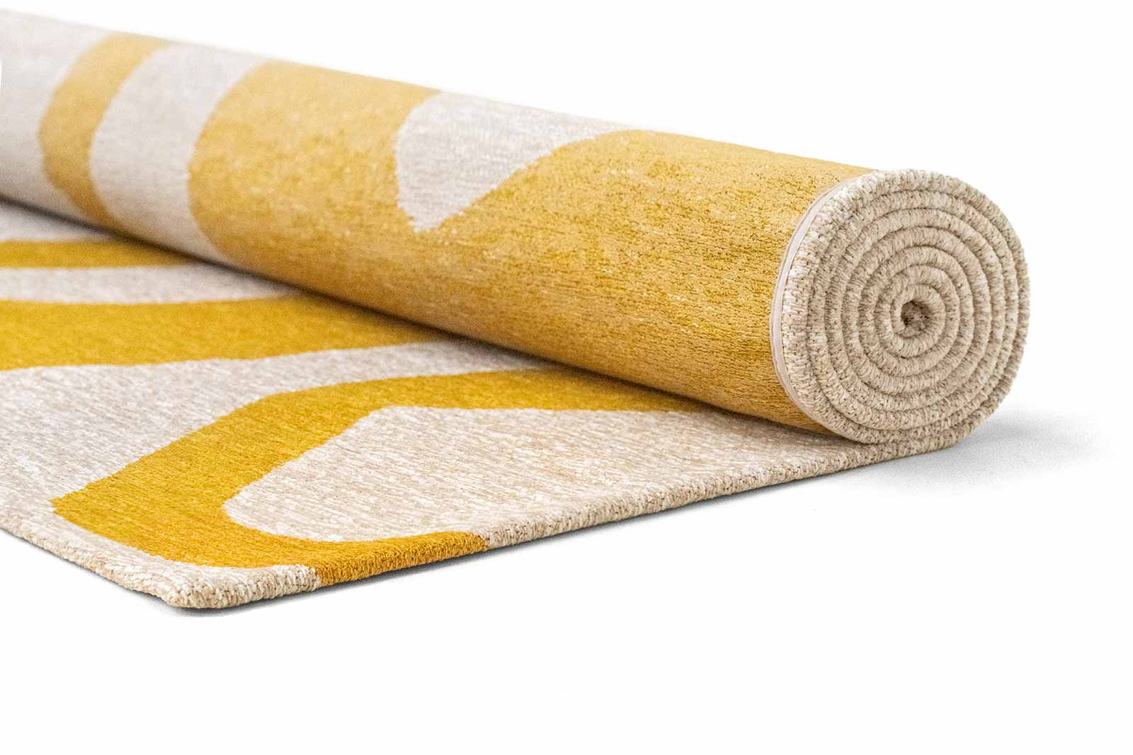 Louis De Poortere matto Craft 2084 Ribbon Pure Yellow roll