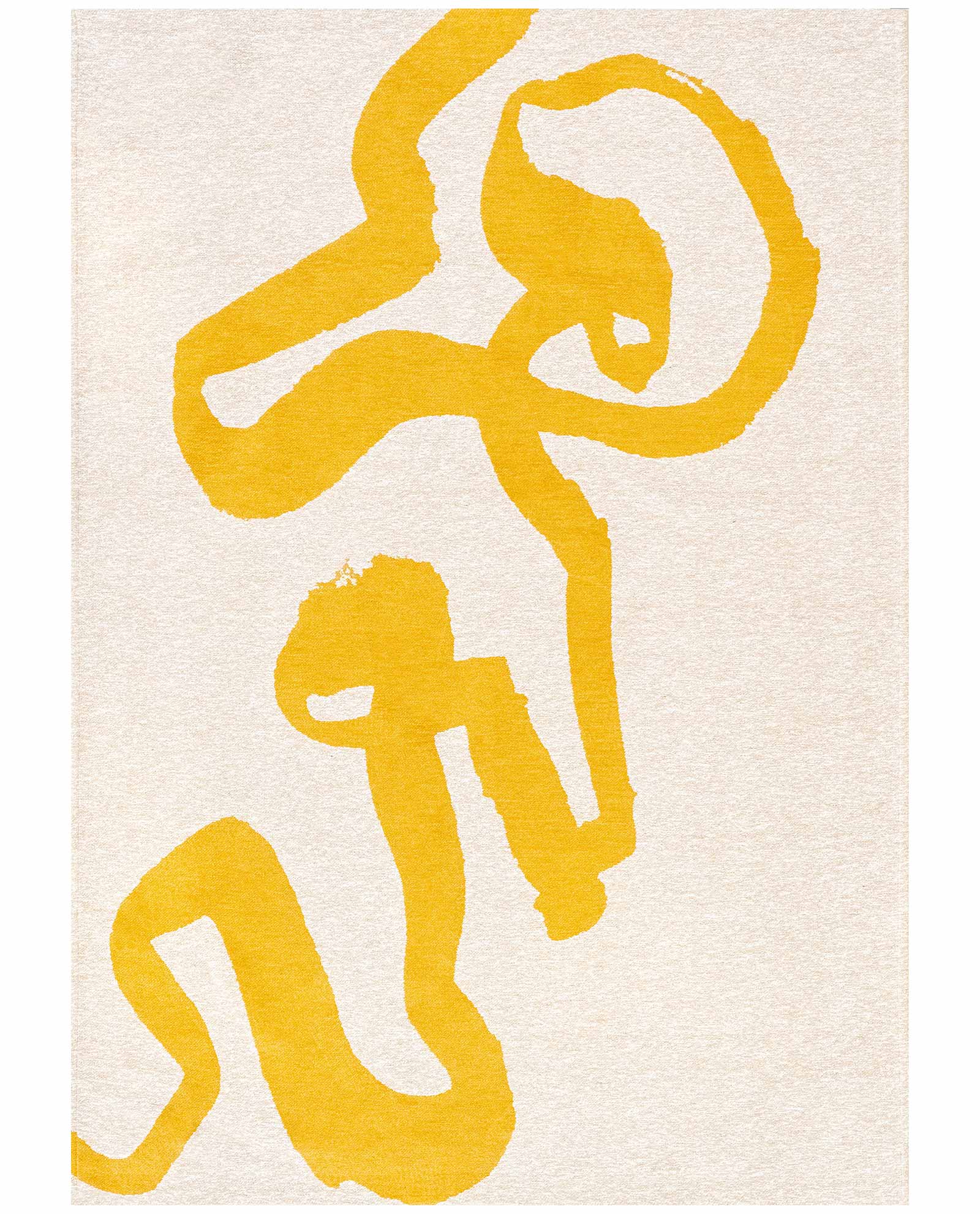 Louis De Poortere matto Craft 2084 Ribbon Pure Yellow