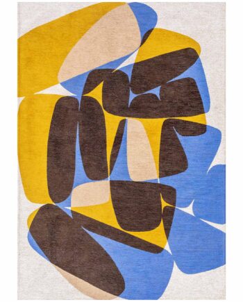 Louis De Poortere matto Gallery 2085 Stones Sunny Blue