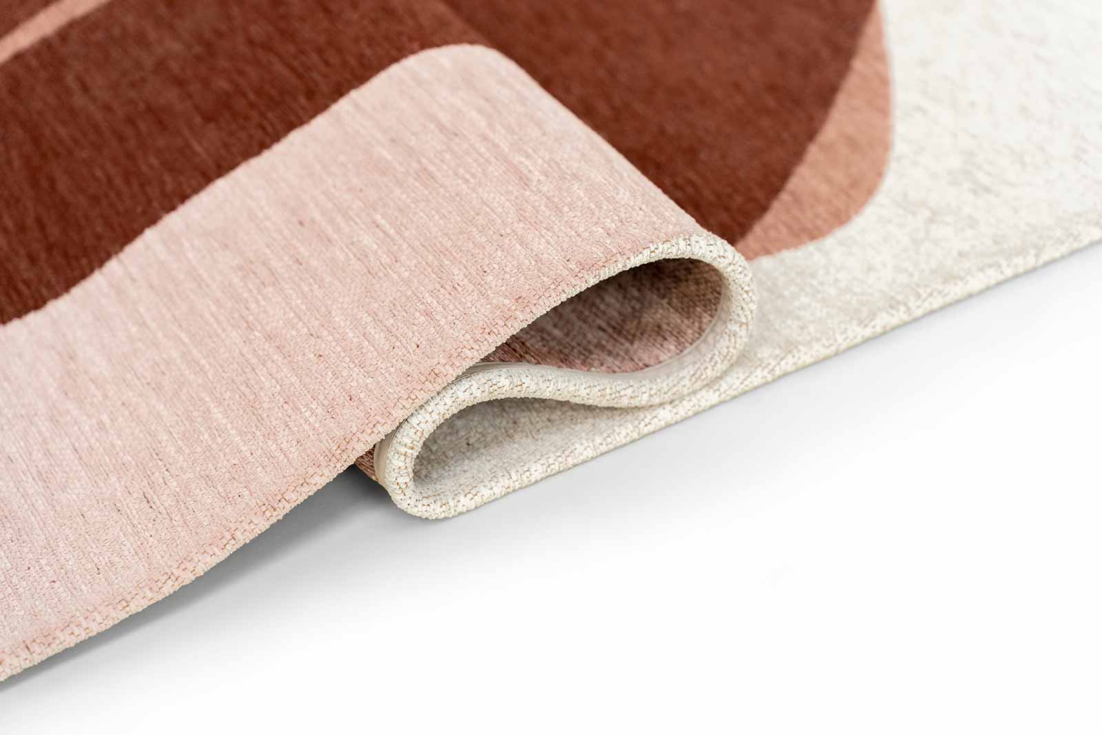 Louis De Poortere matto Gallery 2088 Stones Cherry Mocha fold