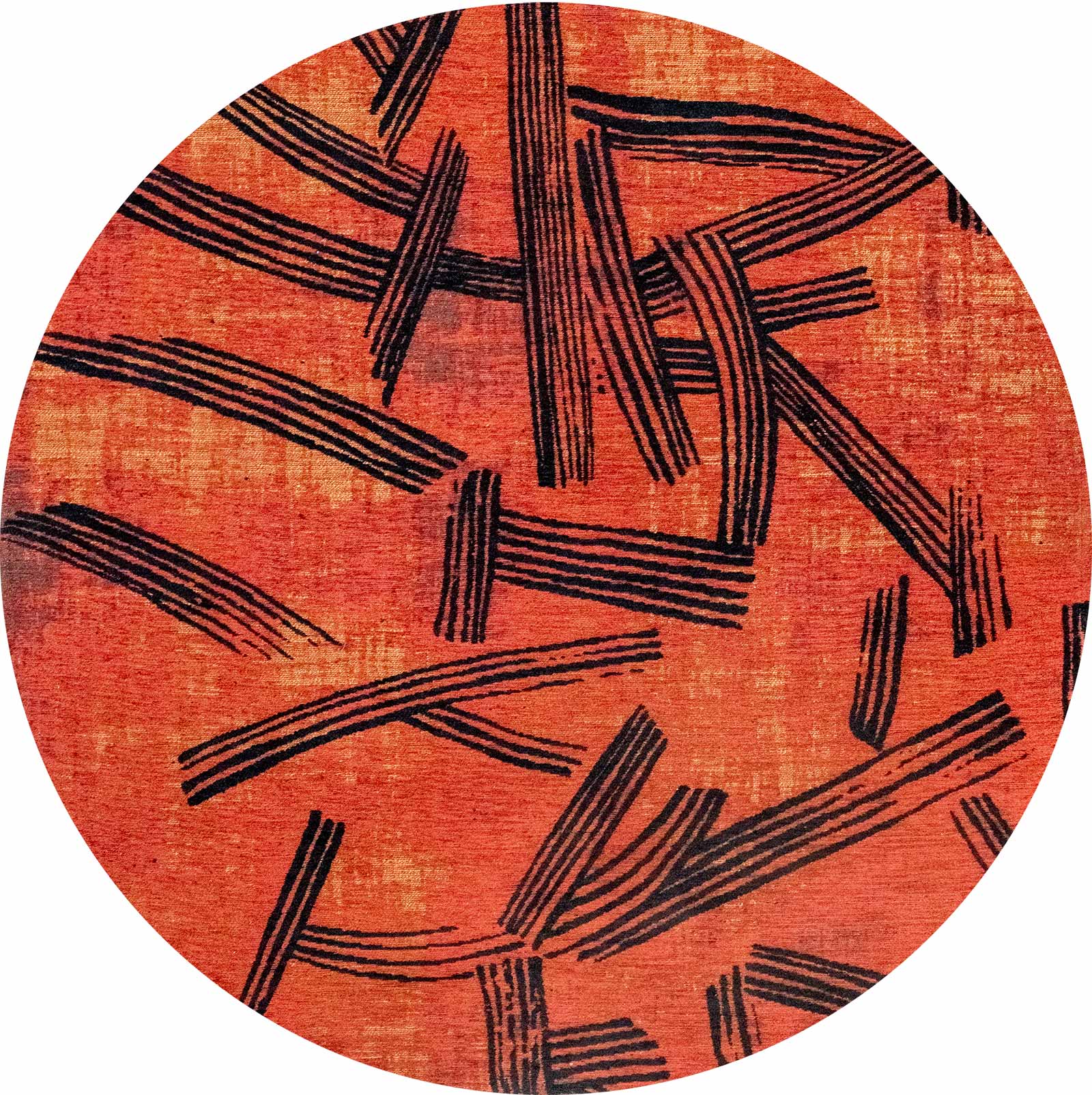 Louis De Poortere matto Meditation 2069 Kanji Ginger Chocolate round