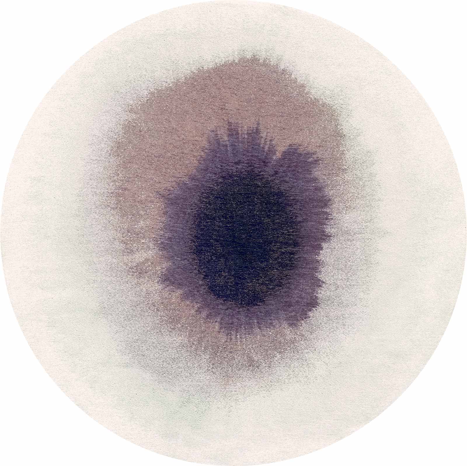 Louis De Poortere matto Meditation 2101 Drop Purple Smoke round