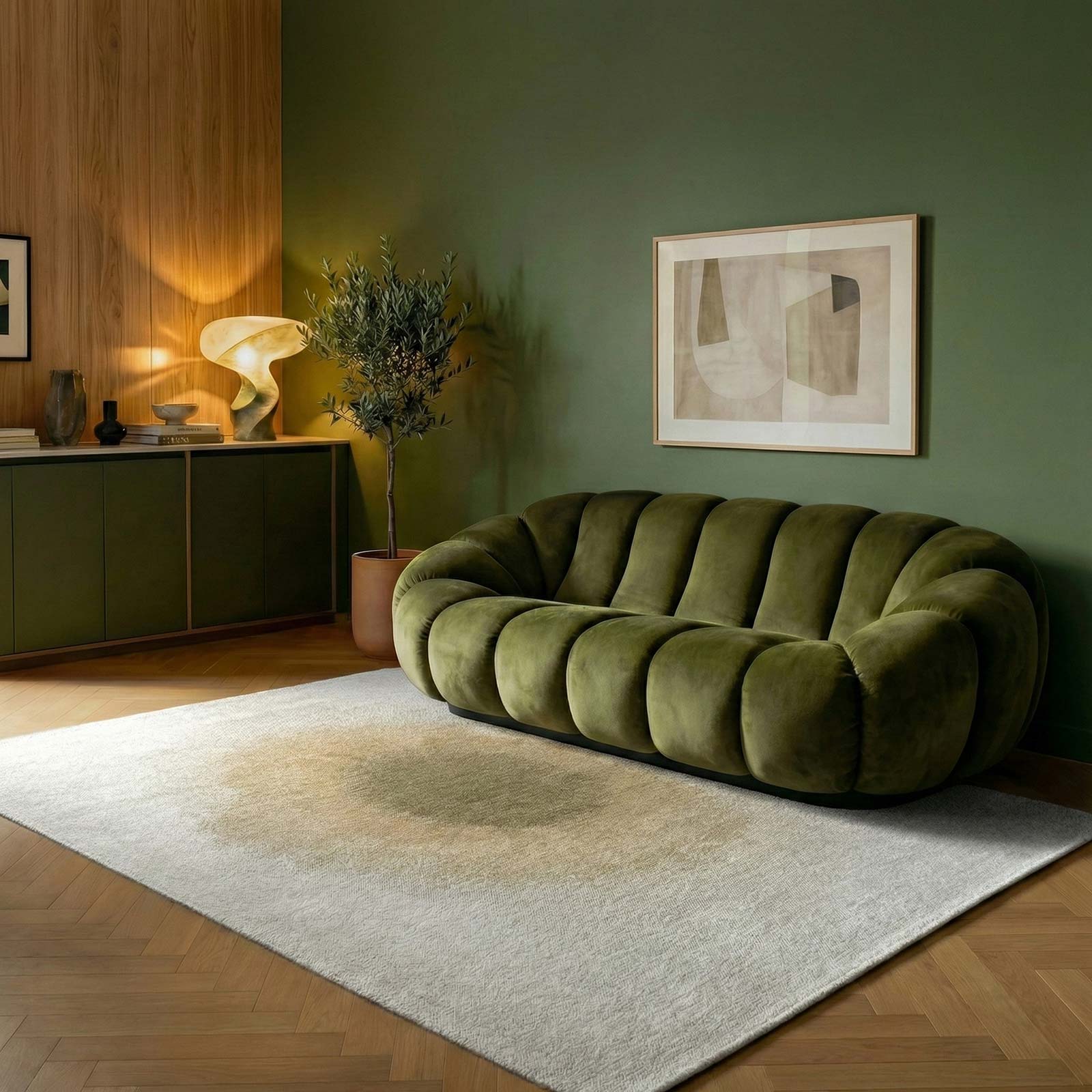 Louis De Poortere matto Meditation 2103 Drop Fawn interior